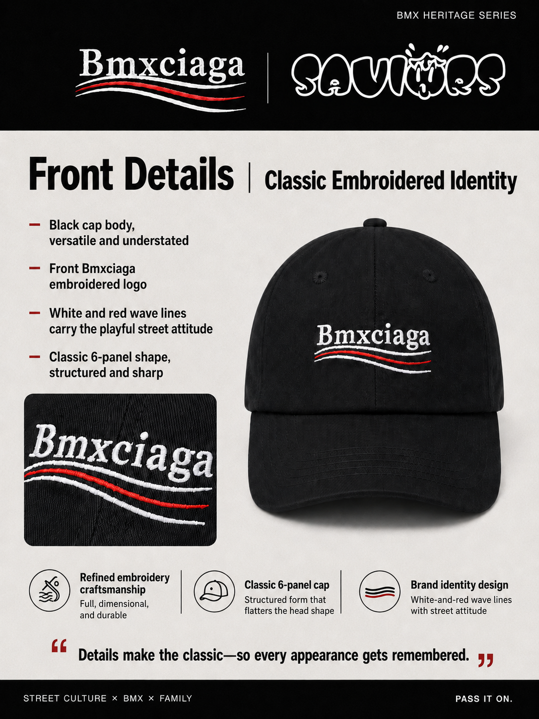 Bmxciaga Daddy Cap – Pass the Love for BMX