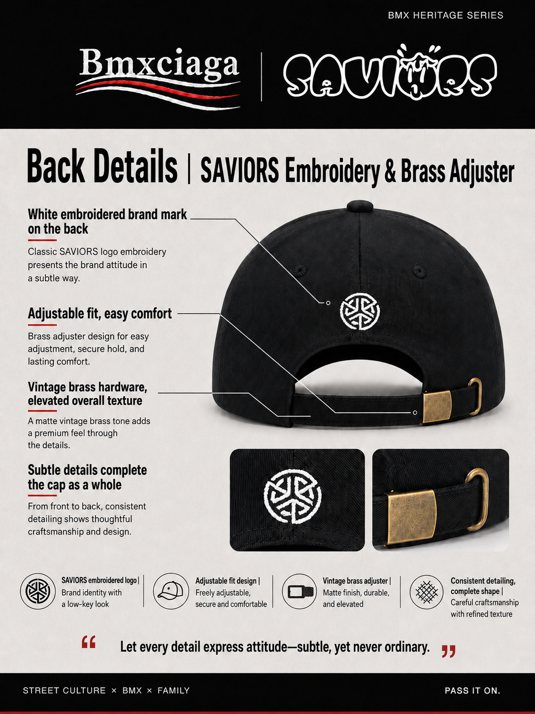 Bmxciaga Daddy Cap – Pass the Love for BMX