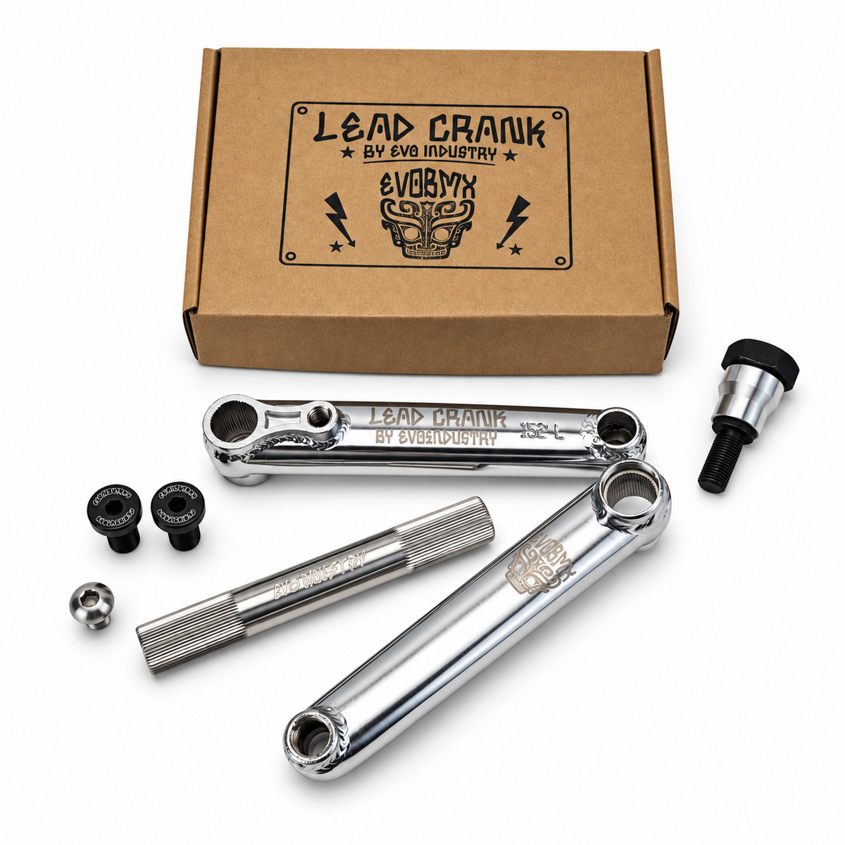 EVO INDUSTRY 'LEAD' Crank w/ Titanium Crank Spindle