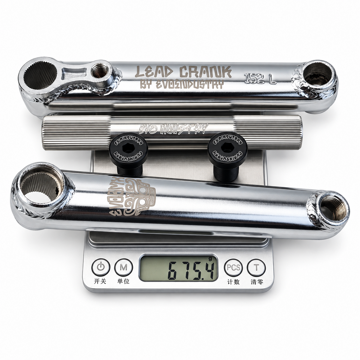 EVO INDUSTRY 'LEAD' Crank w/ Titanium Crank Spindle